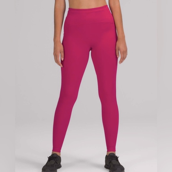 lululemon athletica Pants - Lululemon Swift Speed High Rise Leggings 27” Size 20 Pink Magenta